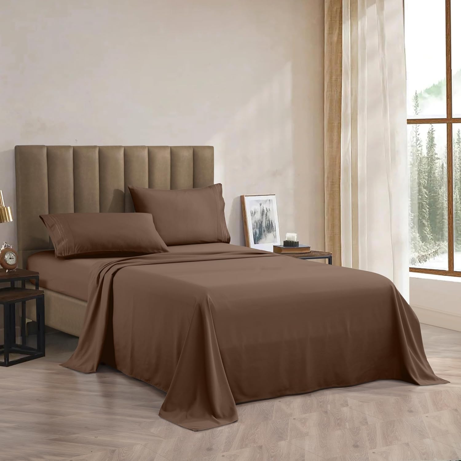 Amazon｜Celine Linen 今までで最高 最もソフトで快適なベッドシーツ